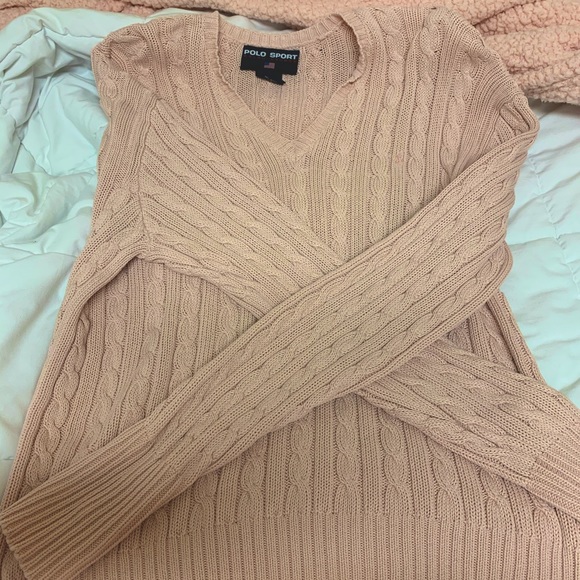 Light pink Ralph Lauren Sweater XL - Picture 1 of 4